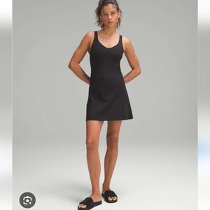 NEW With Tags Lululemon Athletica Black Align Dress, Size XS, Size 0, Sporty